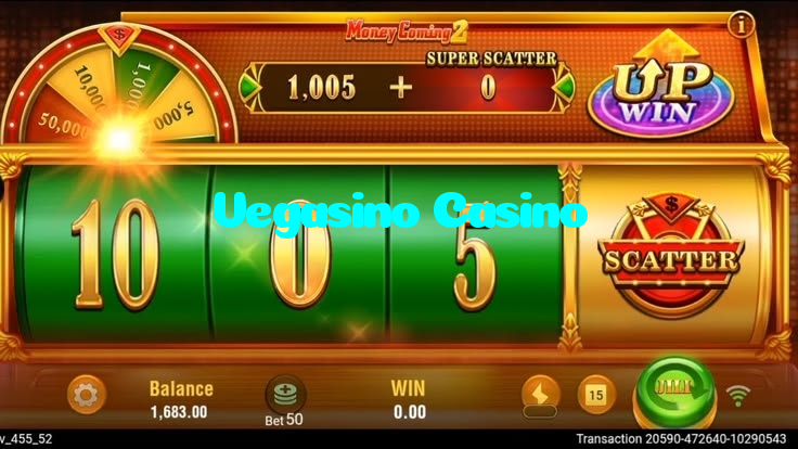 Vegasino Casino casino presented on mobile device in Pakistan with slots and live games